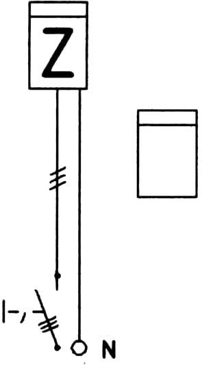 'Z Notation' in einem Diagramm mit elektrischen Schaltungen und Symbolen.