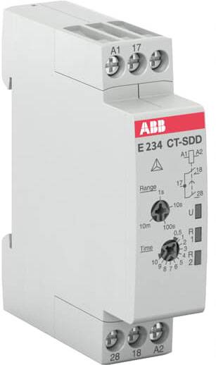 ABB 1SVR500211R0100 CT-SDD.22 Zeitrelais 1 St. 1 Schließer, 2 Schließer