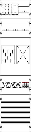 Striebel & John 2CPX034178R9999 KA4300 Zählerschrank Inhalt 1St.