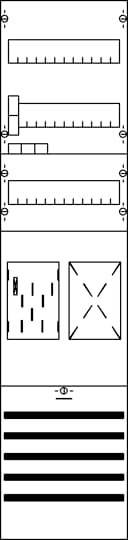 Ein Schlüsselloch-Diagramm mit verschiedenen Sperren und Anordnungen von Metallelementen, darunter Riegel, Federn und Bolzen.