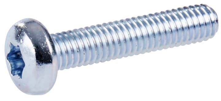 Striebel & John ZX912P10 1455KPLTRD Flachkopfschrauben 6mm 30mm Sechsrund Stahl verzinkt 10St.