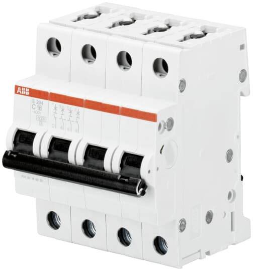 ABB 2CDS254001R0634 S204-C63 Leitungsschutzschalter 4polig