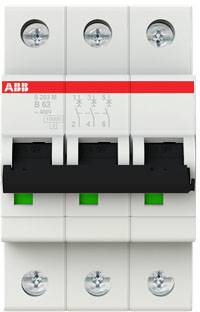 ABB 2CDS273001R0635 S203M-B63 Leitungsschutzschalter 3polig
