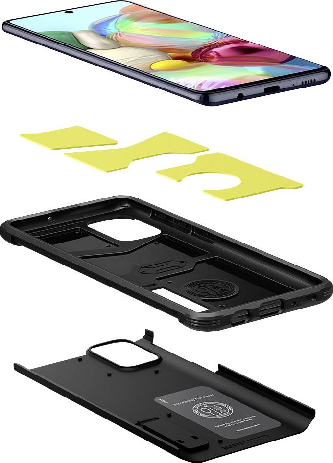 Spigen Tough Armor Case Samsung Galaxy A71 Schwarz