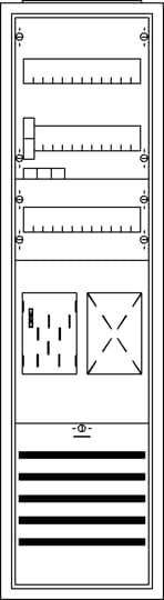 Striebel & John 2CPX035862R9999 KS749 Zählerschrank Inhalt 1St.