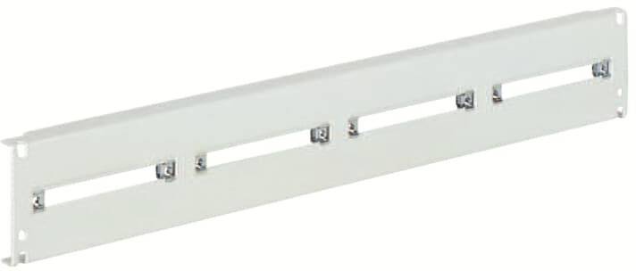 Ein Patchpanel mit mehreren Steckplätzen, geeignet für Kabelmanagement in einem Serverraum oder Netzwerk-Schrank.