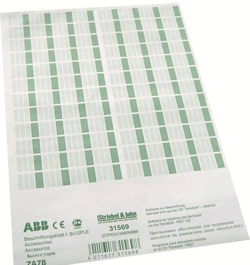 Striebel & John 2CPX031569R9999 Beschriftungssystem 1St.