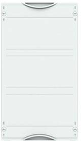 Graues rechteckiges Objekt mit horizontalen Linien und abgerundeten Kanten oben und unten, vermutlich eine Abdeckung oder Box.