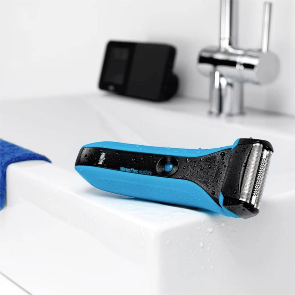 Braun Series 5 WaterFlex WF2s Folienrasierer Schwarz, Blau