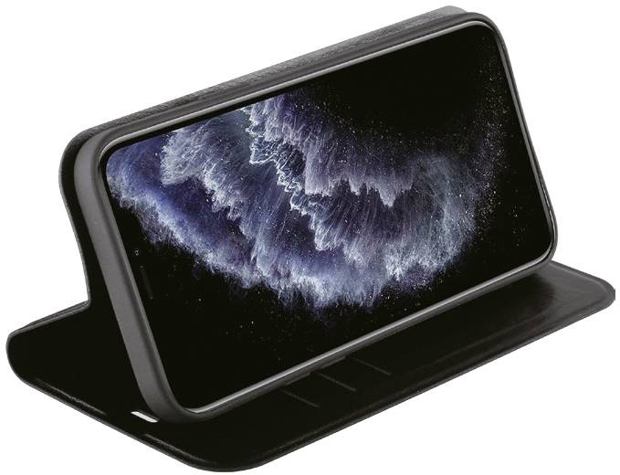 Vivanco PWVVIPH12M/PBK Booklet Apple iPhone 12, iPhone 12 Pro Schwarz Spritzwassergeschützt, Standfunktion, Stoßfest