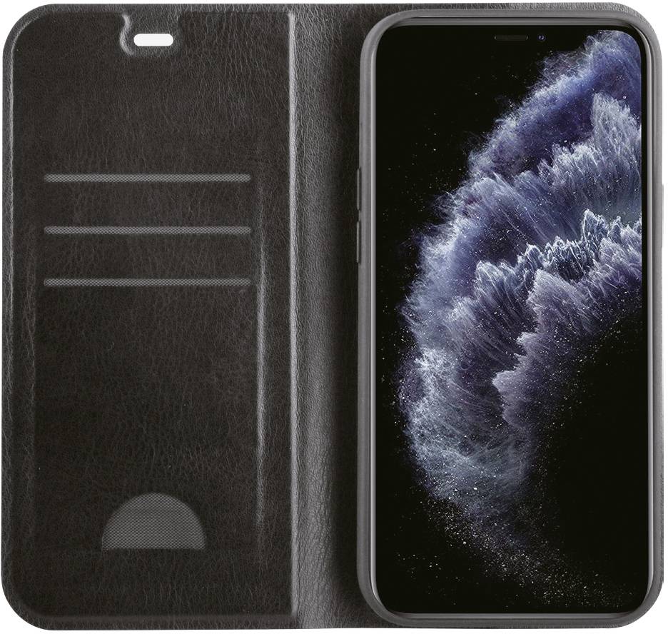 Vivanco PWVVIPH12M/PBK Booklet Apple iPhone 12, iPhone 12 Pro Schwarz Spritzwassergeschützt, Standfunktion, Stoßfest