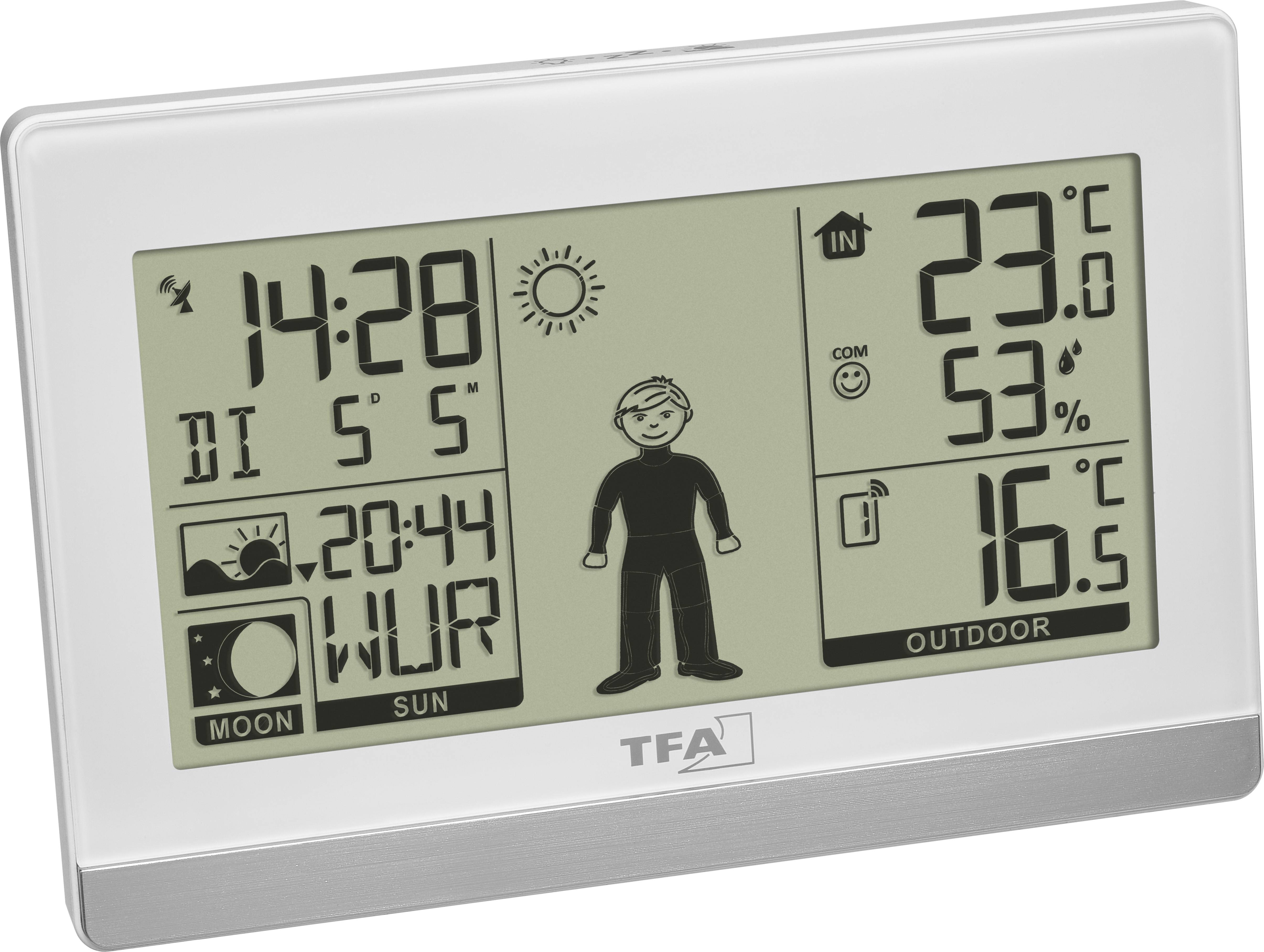 TFA Dostmann Weather Boy 35.1159.02 Funk-Wetterstation Vorhersage für 8 Stunden Anzahl Sensoren max. 3