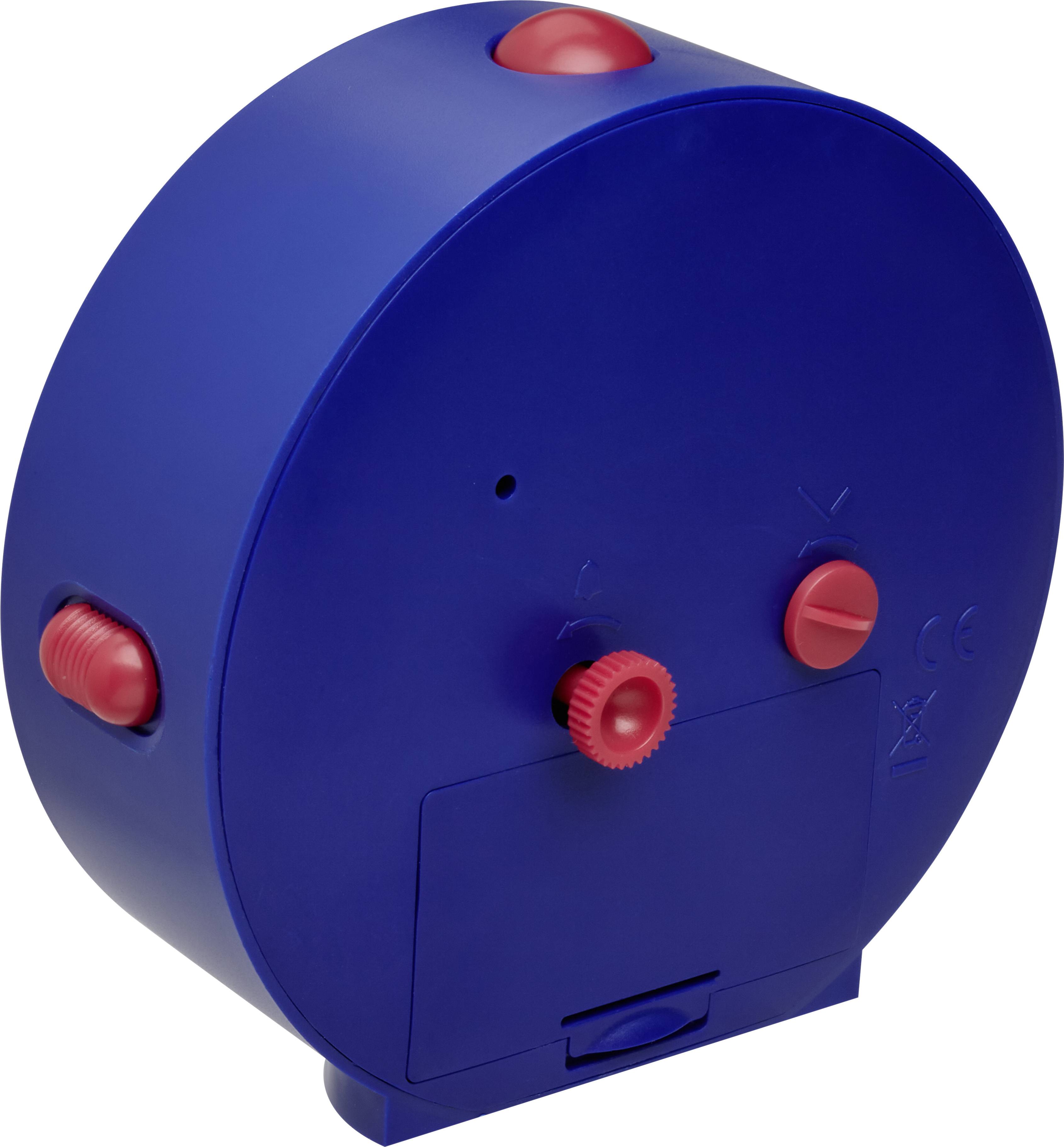 TFA Dostmann 60.1033.06 Quarz Wecker Blau Leisegang-Uhrwerk