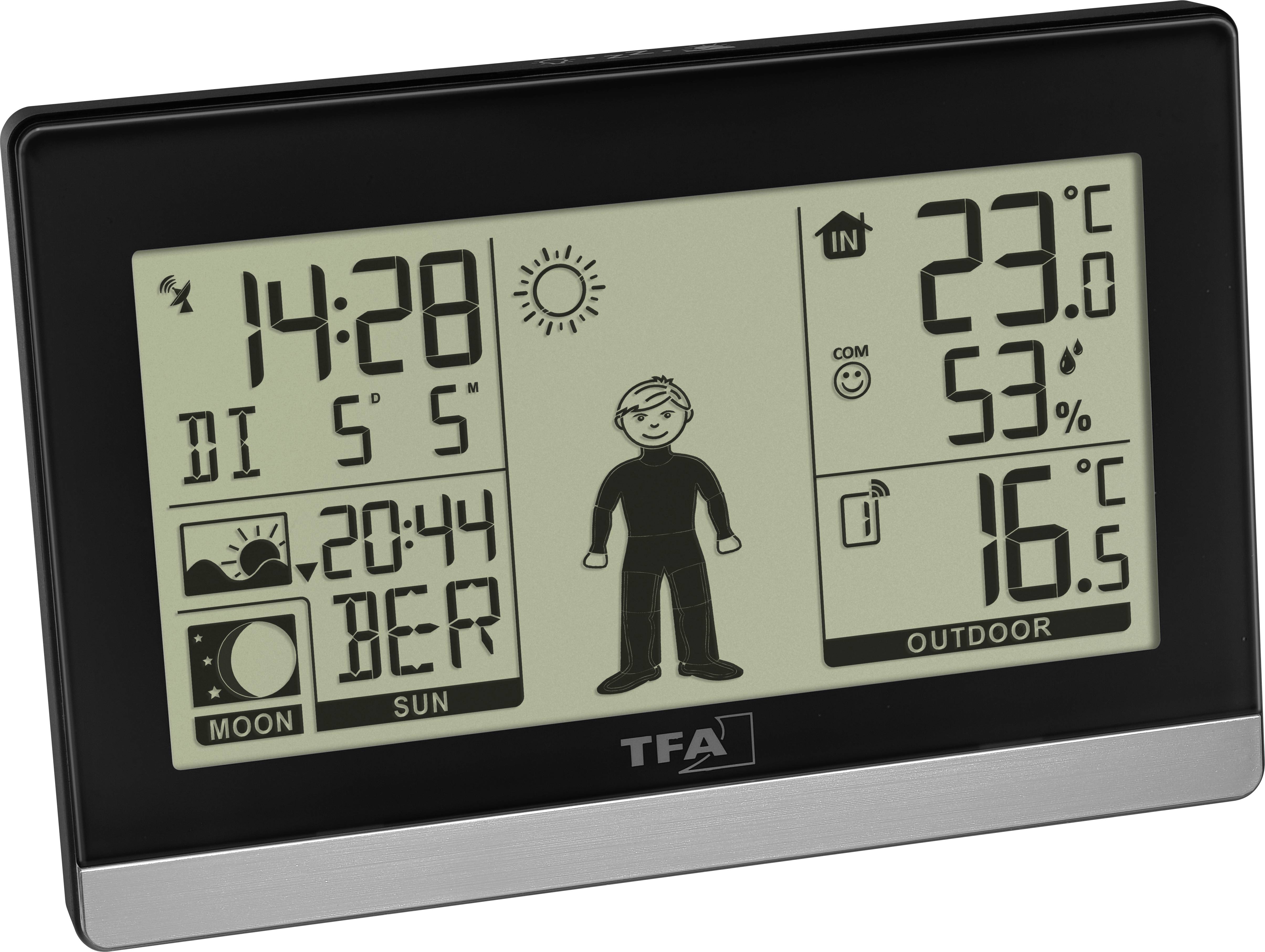 TFA Dostmann Weather Boy 35.1159.01 Funk-Wetterstation Vorhersage für 8 Stunden Anzahl Sensoren max. 3