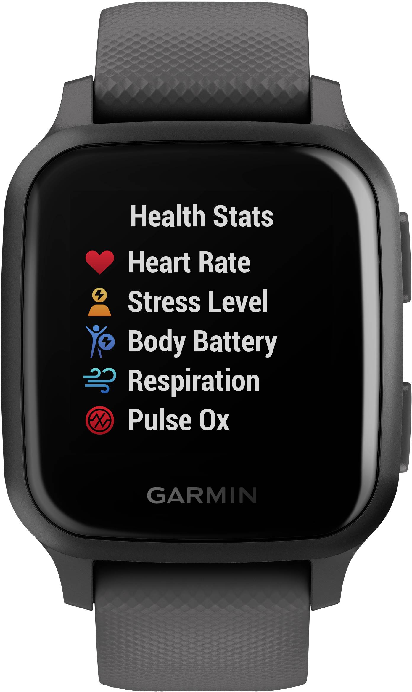 Garmin VENU SQ Schiefergrau GPS-Sportuhr Uni Schiefer-Grau