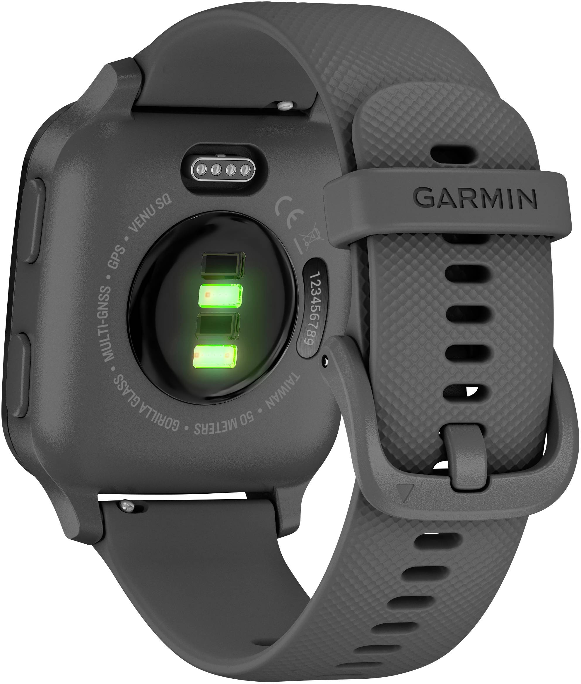 Garmin VENU SQ Schiefergrau GPS-Sportuhr Uni Schiefer-Grau