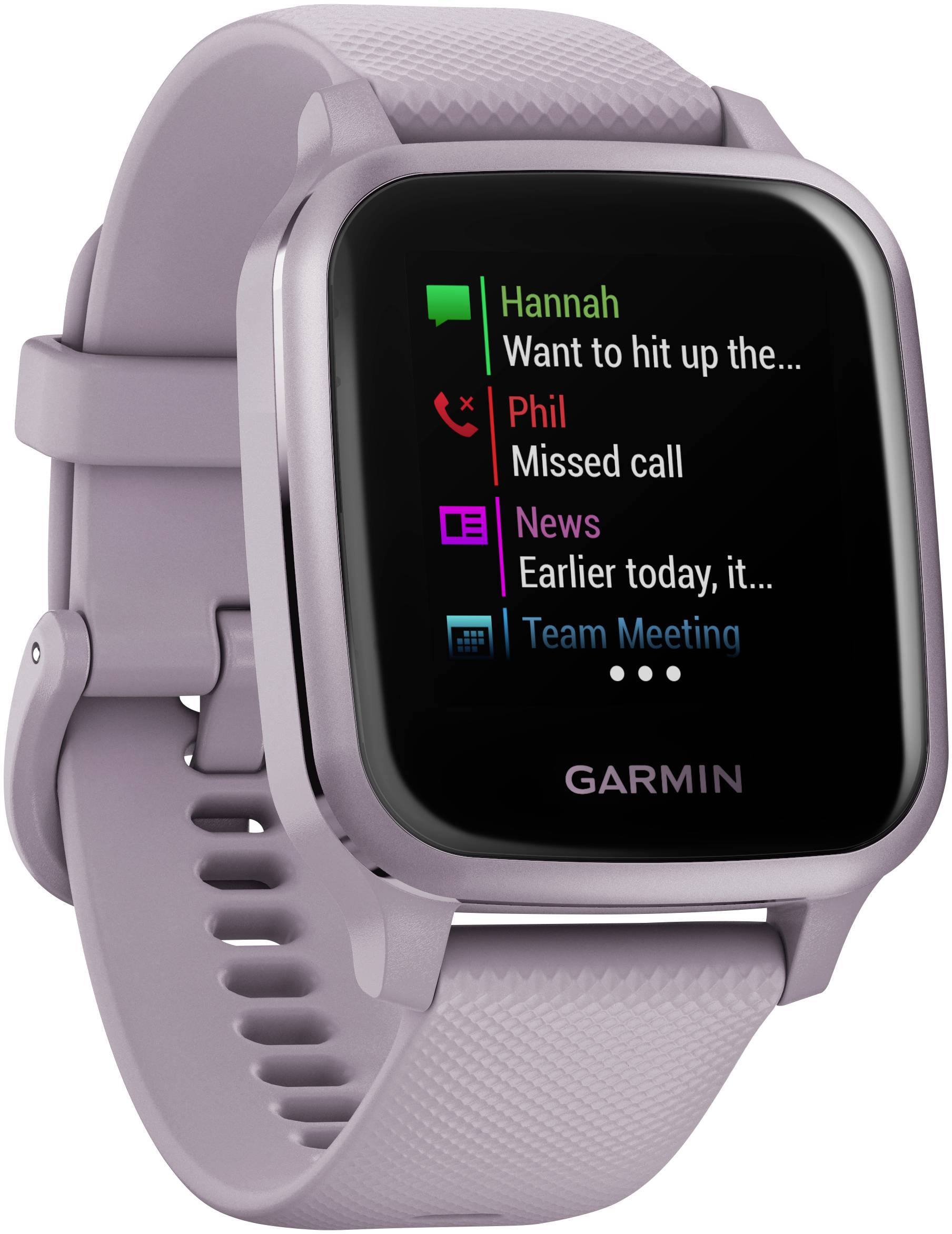 Garmin VENU SQ Lavendel GPS-Sportuhr Uni Lavendel