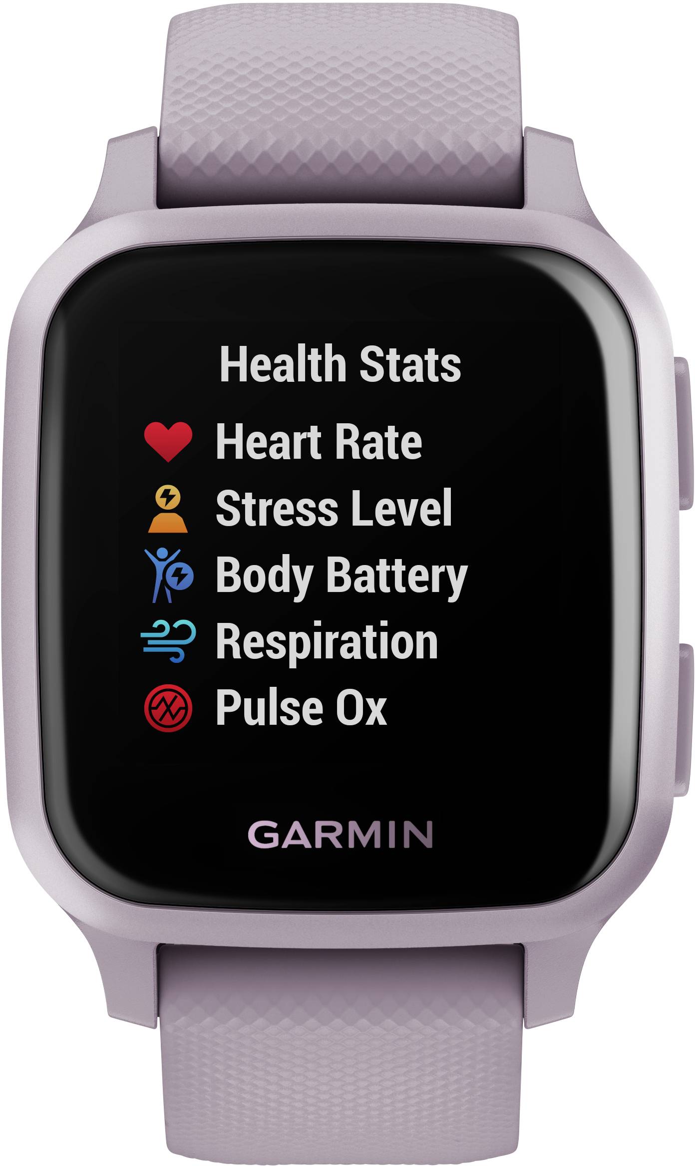 Garmin VENU SQ Lavendel GPS-Sportuhr Uni Lavendel