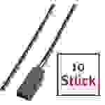 Reely Servo Steckerkabel [1x Futaba-Stecker - 1x offene Kabelenden] 0.14 mm² flach 10 St.