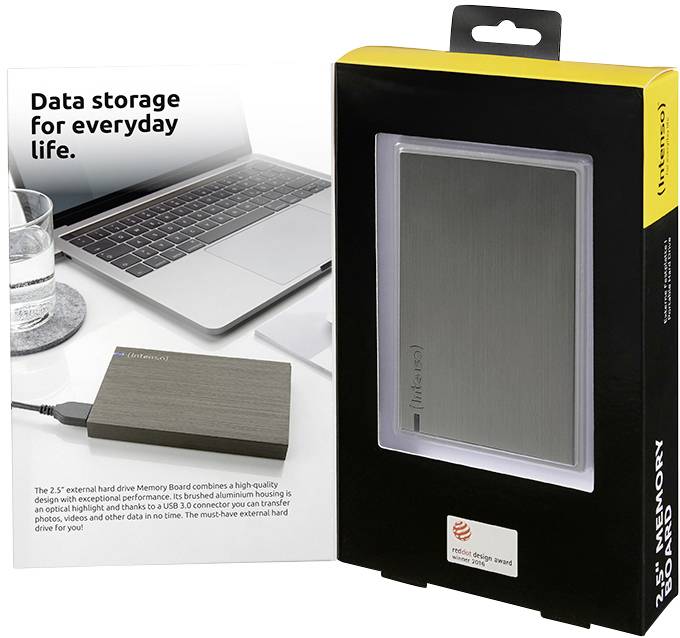 Intenso Memory Board 2TB Externe Festplatte 6.35cm (2.5 Zoll) USB-A (USB 3.2 Gen 1) Anthrazit 6028680