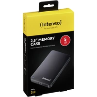 Intenso Memory Case 5 TB Externe Festplatte 6.35 cm (2.5 Zoll) USB-A (USB 3.2 Gen 1) Schwarz 602151 Intenso Memory Case 5 TB Externe Festplatte 6.35 cm (2.5 Zoll) USB-A (USB 3.2 Gen 1) Schwarz 602151