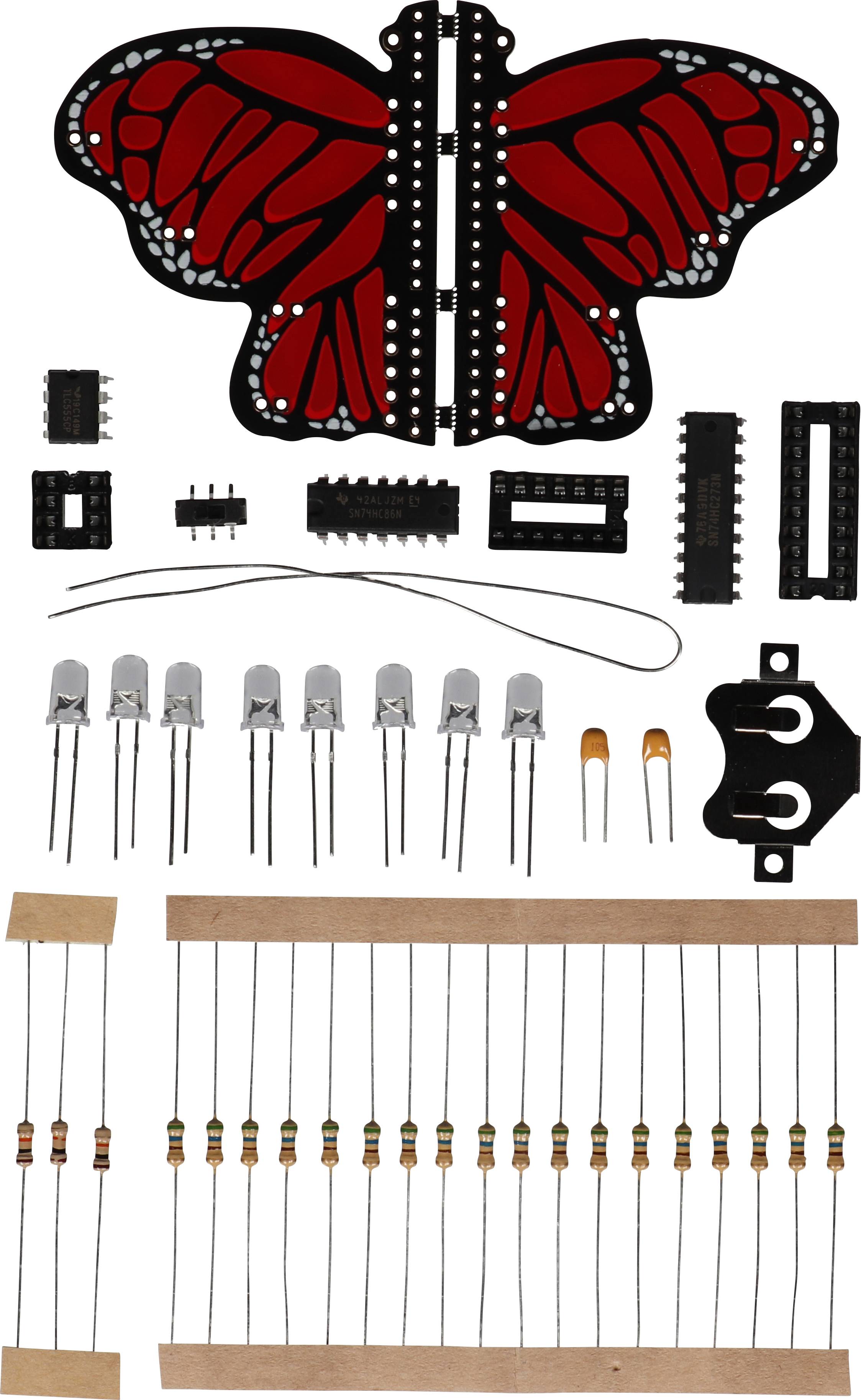 Whadda WSAK208 Schmetterling Ausführung (Bausatz/Baustein): Bausatz 3V