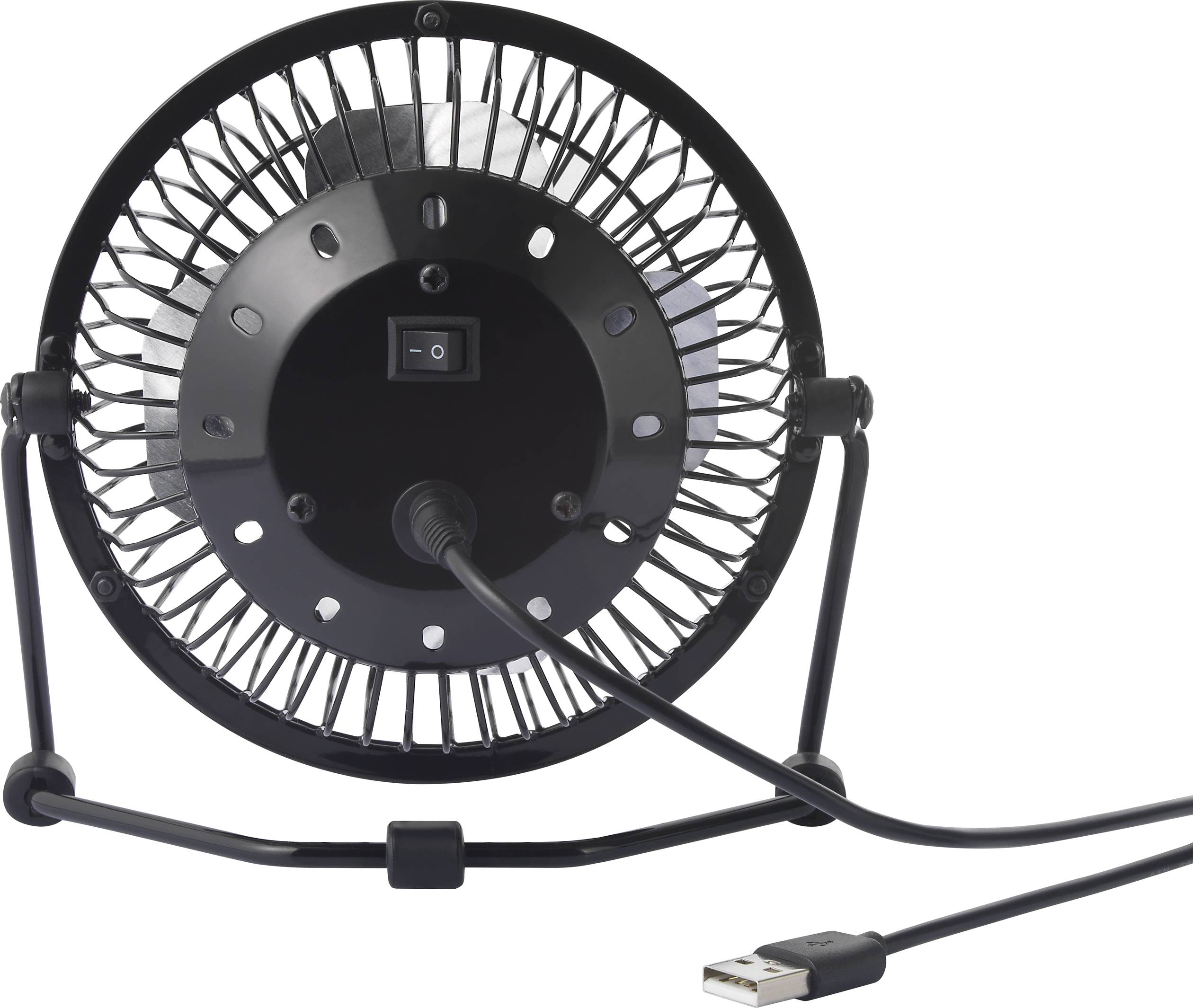 Basetech Tischventilator 2.5W (Ø x H) 145mm x 85mm Schwarz