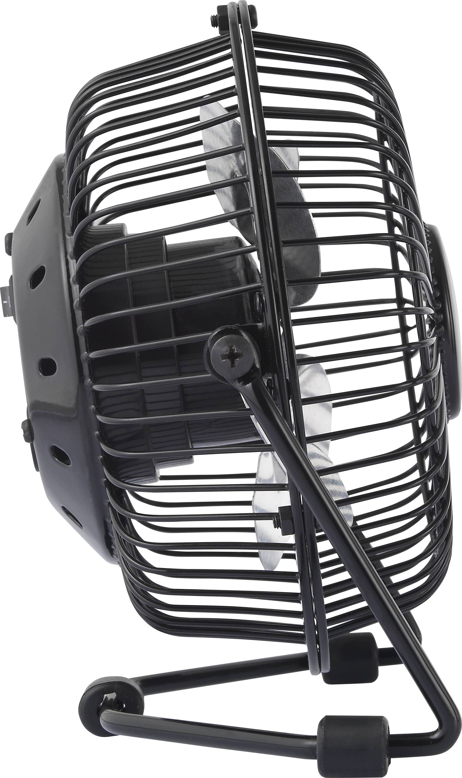 Basetech Tischventilator 2.5W (Ø x H) 145mm x 85mm Schwarz