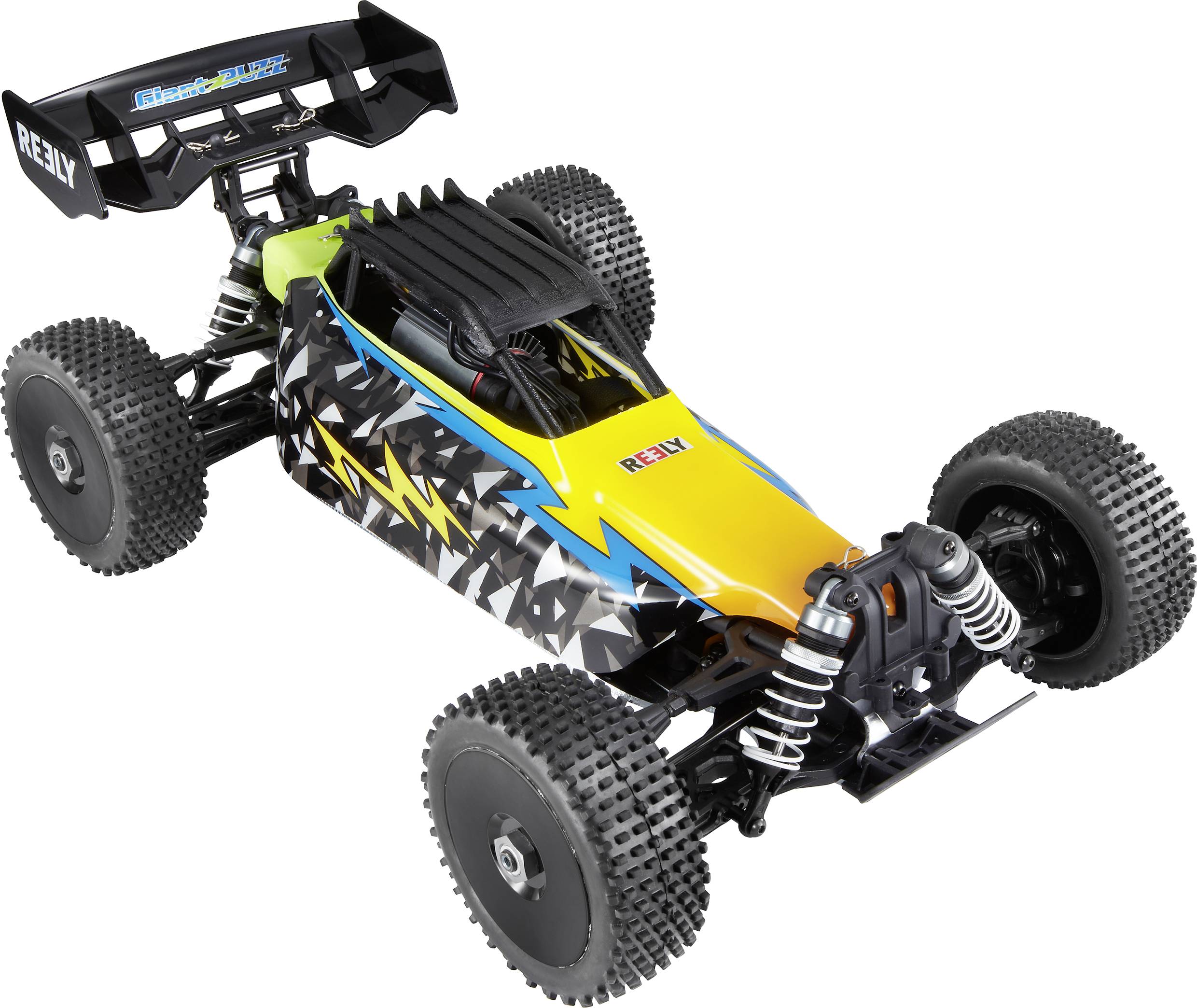 Reely Giant Buzz Brushless 1:8 RC Modellauto Elektro Buggy Allradantrieb (4WD) 100% RtR 2,4GHz inkl. Akku, Ladegerät und