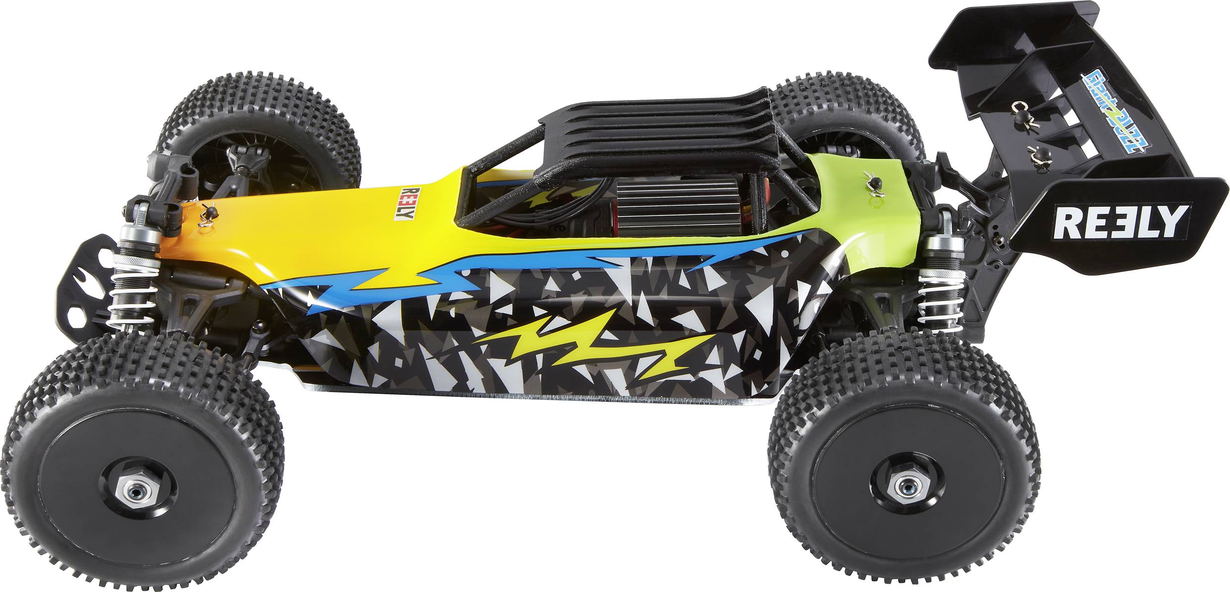 Reely Giant Buzz Brushless 1:8 RC Modellauto Elektro Buggy Allradantrieb (4WD) 100% RtR 2,4GHz inkl. Akku, Ladegerät und