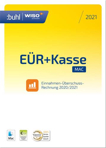 eür+kasse:mac 2021 Finanz-Software