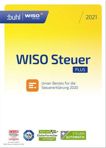Steuer Plus 2021 Jahreslizenz, 1 Lizenz Windows Steuer-Software