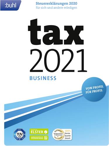 tax 2021 Business - Handel Jahreslizenz, 1 Lizenz Windows Steuer-Software
