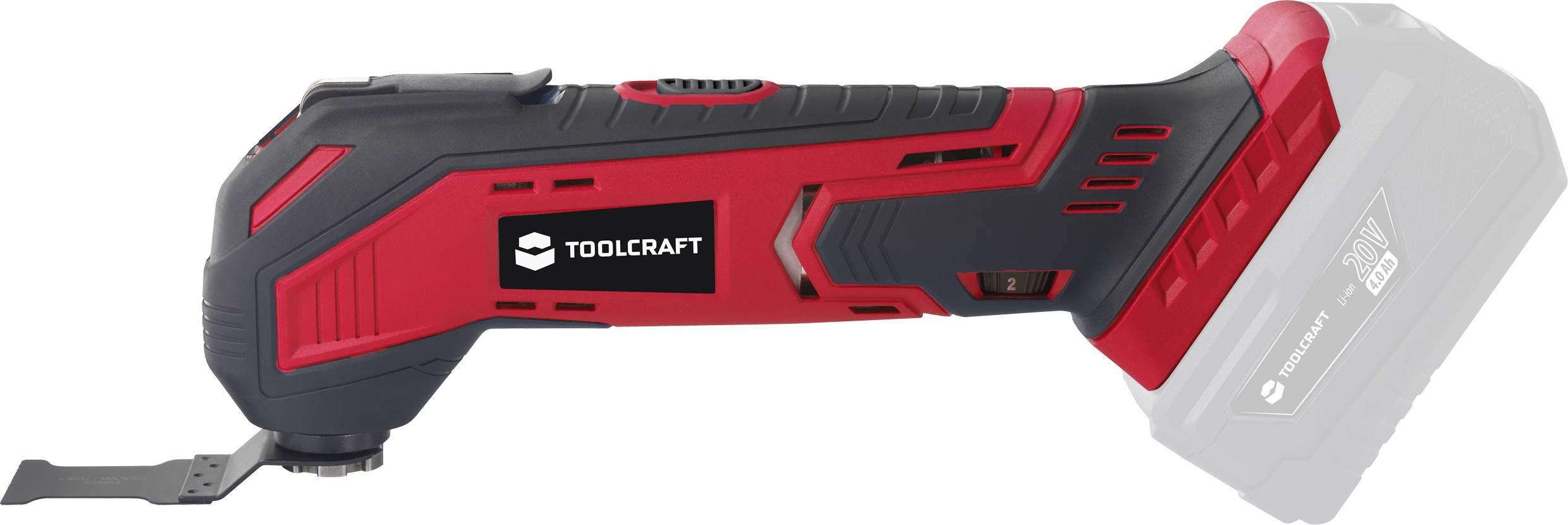 TOOLCRAFT MW-623 / TAWB-200 TO-6994503 Akku-Multifunktionswerkzeug mit Zubehör 20V Anzahl mitgelieferte Akkus 0