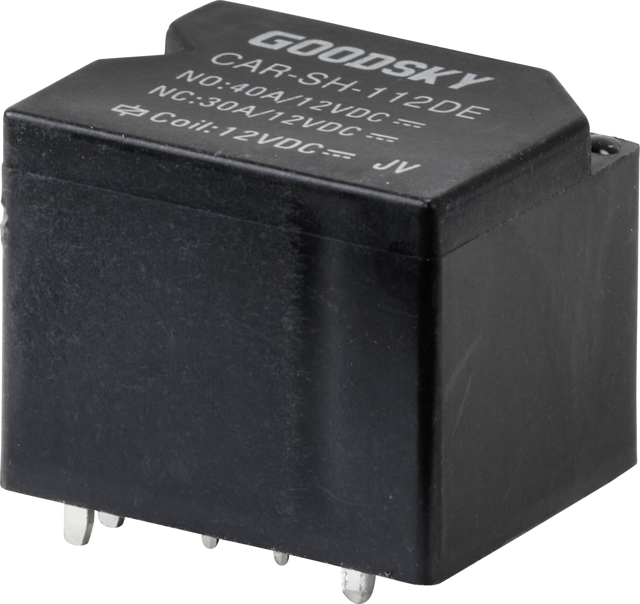 GoodSky CAR-SH-112DE Kfz-Relais 12 V/DC 40 A 1 Wechsler Tray