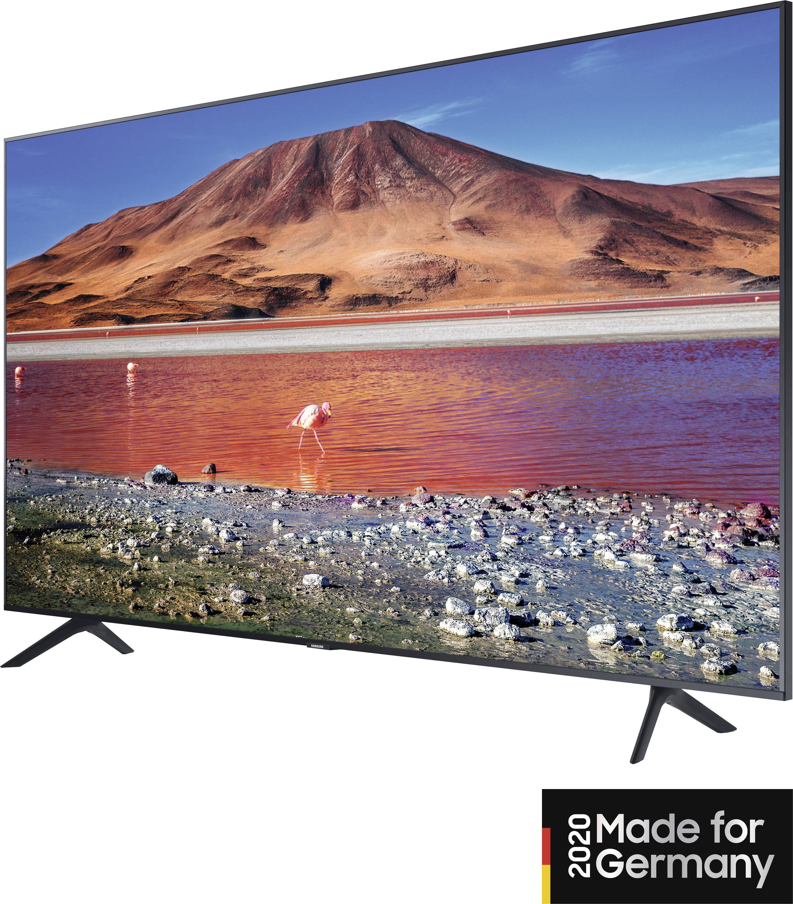 Samsung GU55TU7199 LED-TV 138 cm 55 Zoll EEK G (A - G) DVB-T2, DVB-C, DVB-S, UHD, Smart TV, WLAN, CI+ Silber