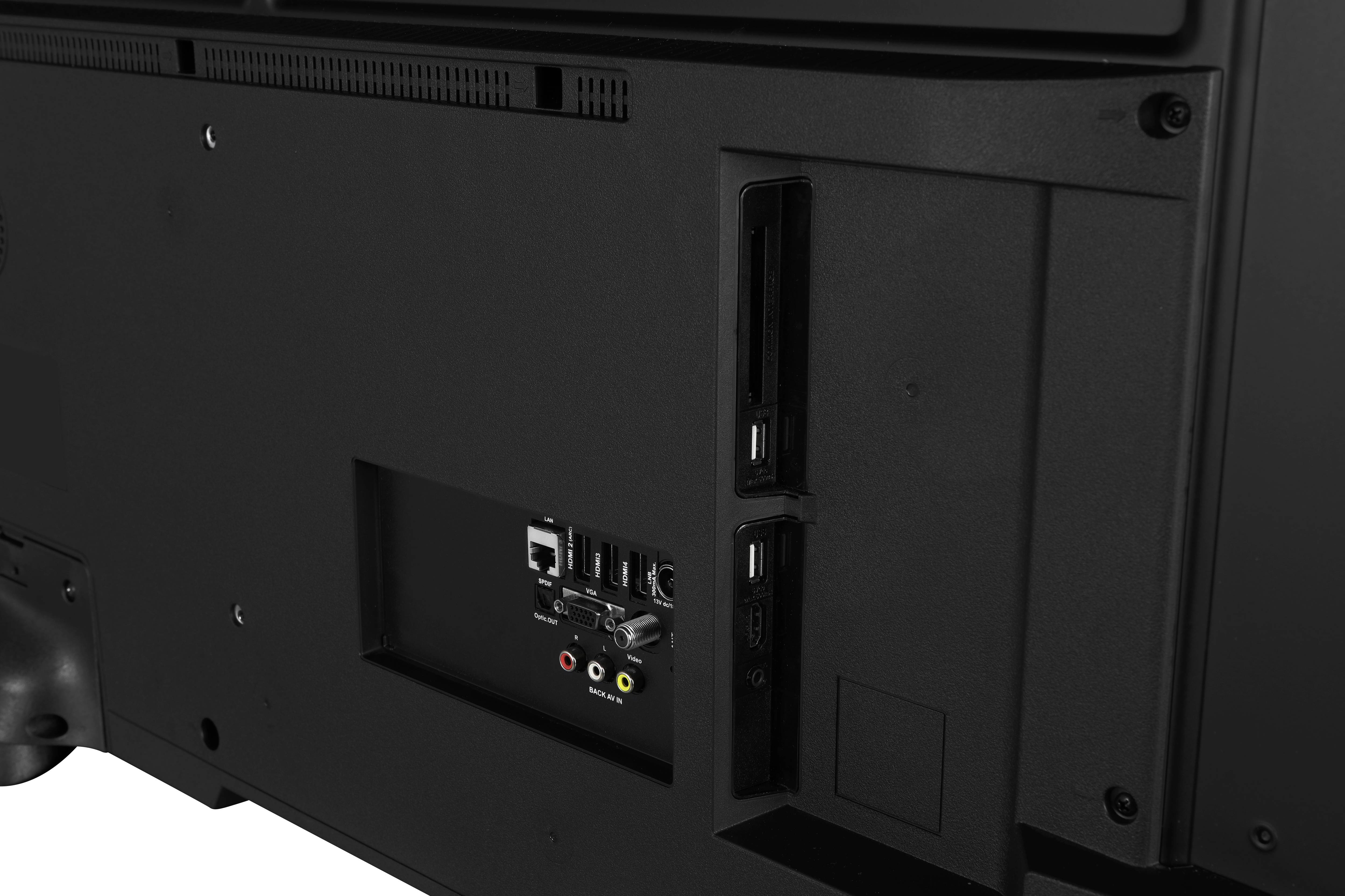 Toshiba 65UA3A63DG LED-TV 164 cm 65 Zoll EEK G (A - G) DVB-T2, DVB-C, DVB-S, UHD, Smart TV, WLAN, CI+ Schwarz, Silber