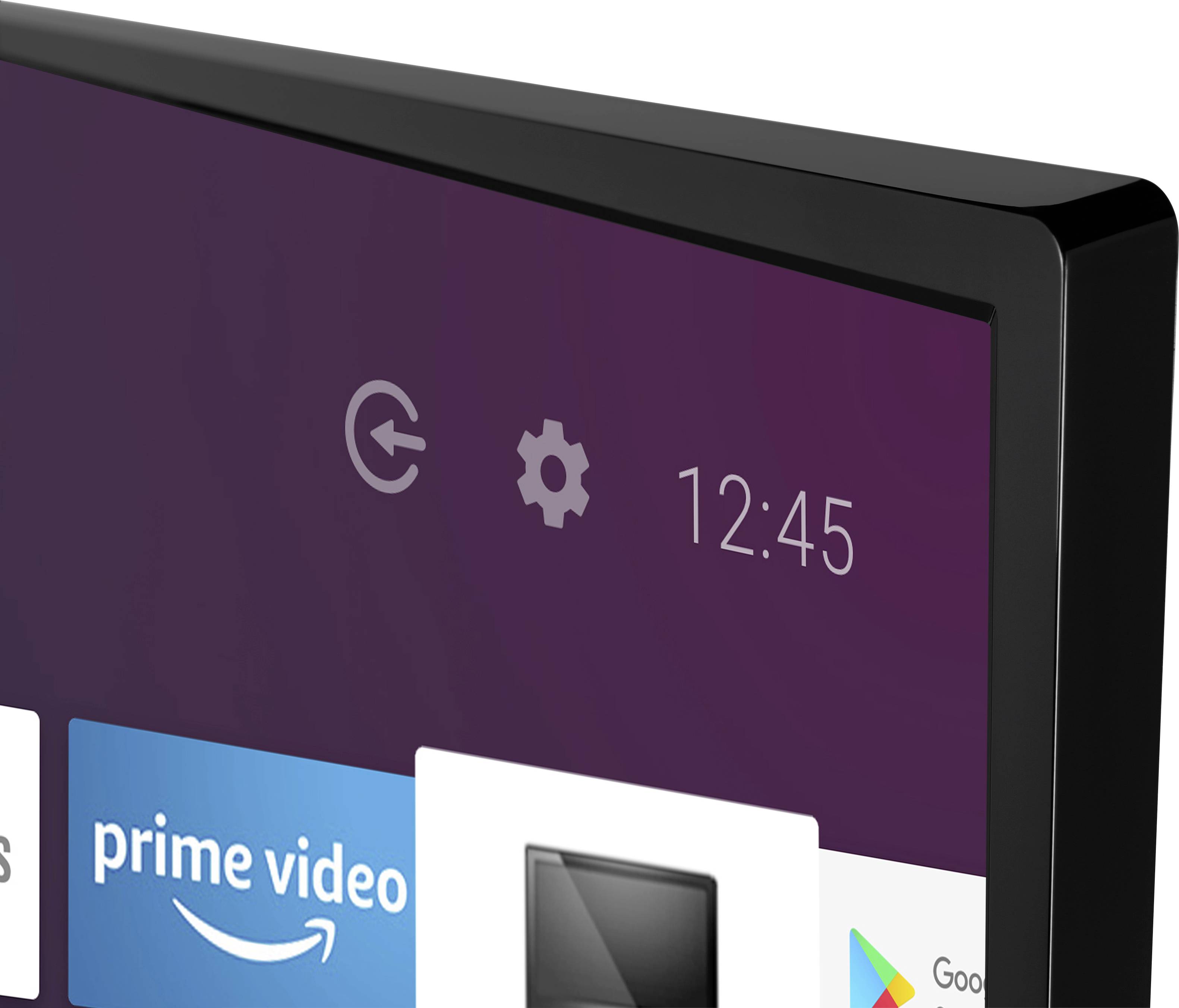 Toshiba 65UA3A63DG LED-TV 164 cm 65 Zoll EEK G (A - G) DVB-T2, DVB-C, DVB-S, UHD, Smart TV, WLAN, CI+ Schwarz, Silber