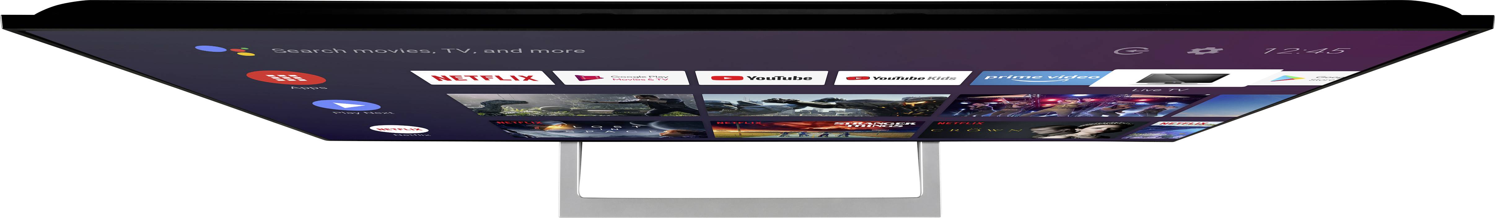 Toshiba 65UA3A63DG LED-TV 164 cm 65 Zoll EEK G (A - G) DVB-T2, DVB-C, DVB-S, UHD, Smart TV, WLAN, CI+ Schwarz, Silber