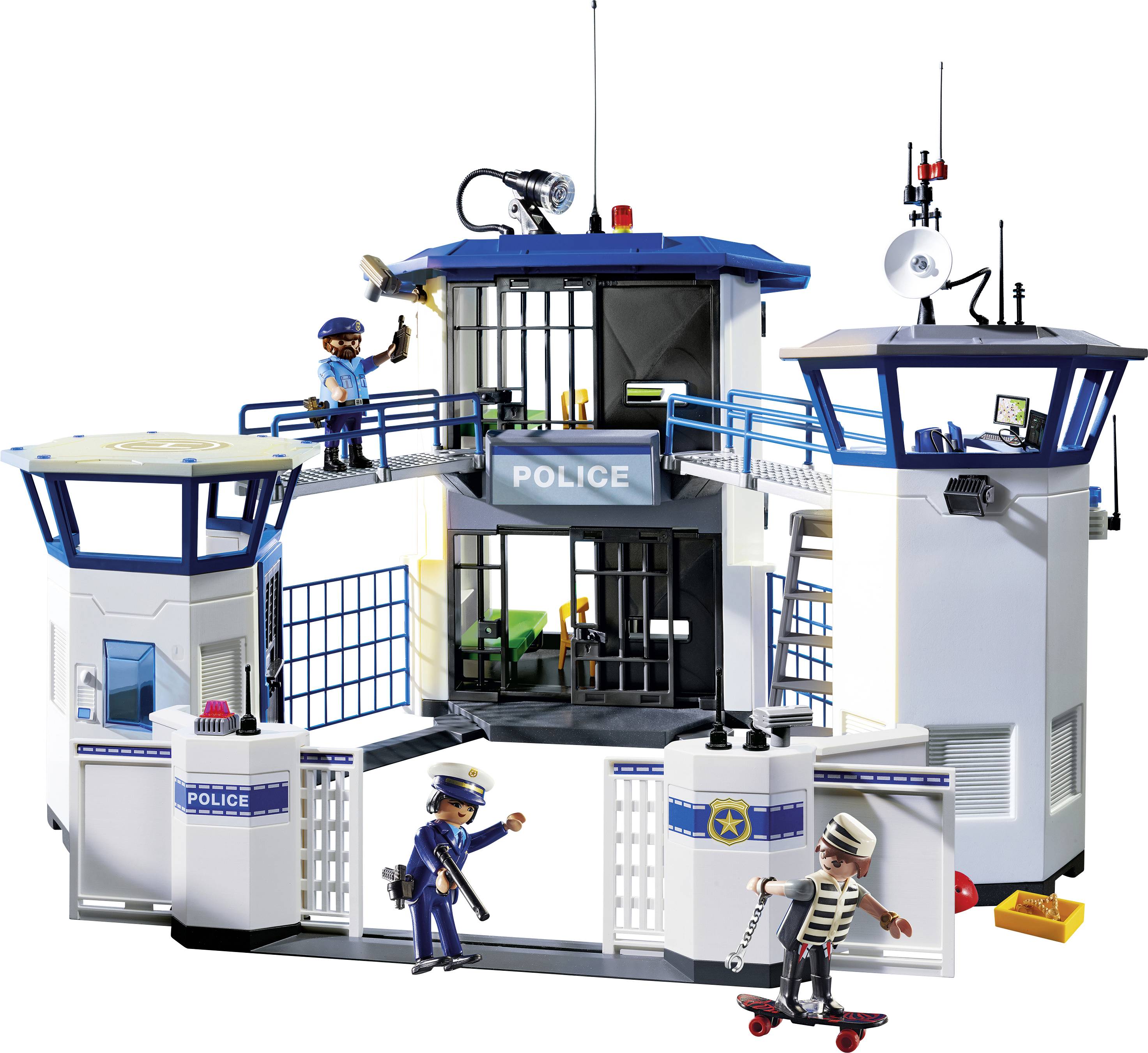Playmobil® City Life Polizei-Kommandozentrale mit Gefängnis 6872