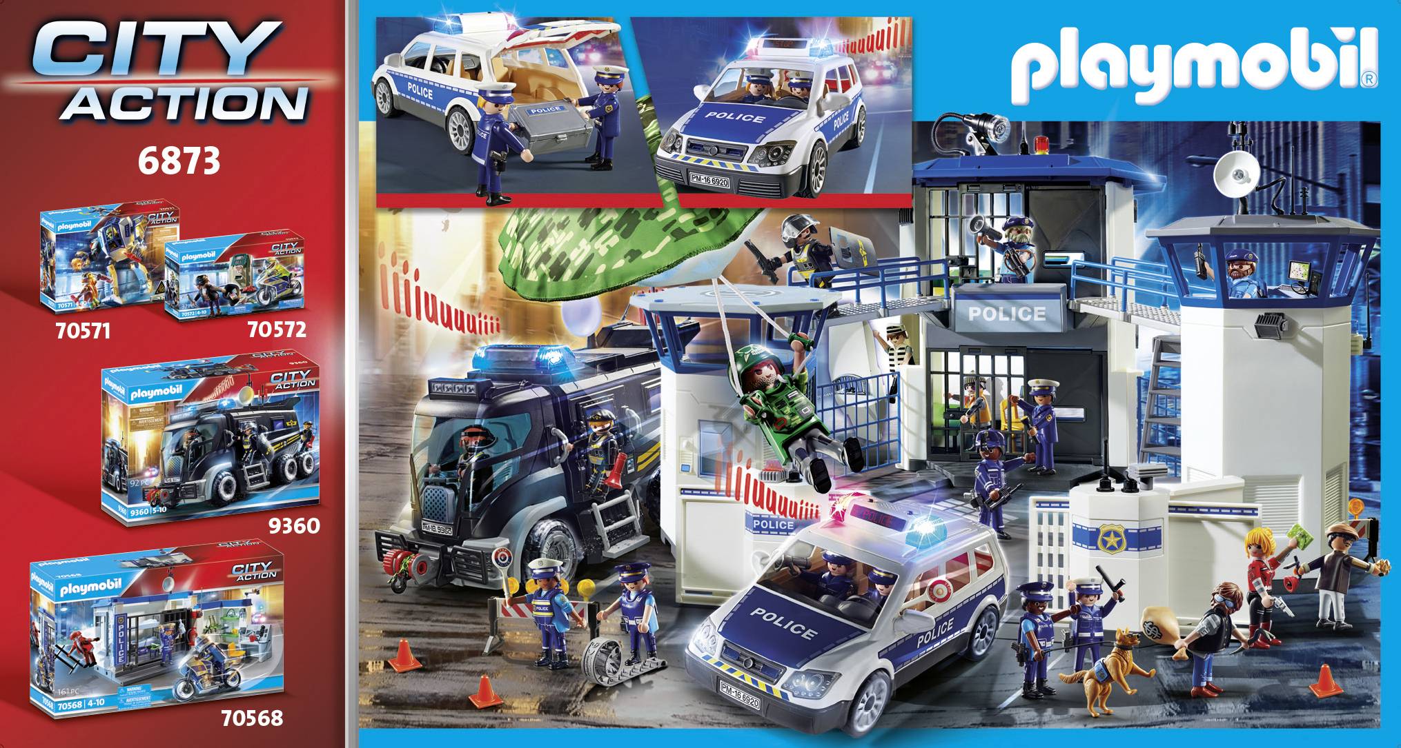 Playmobil® City Action Polizei-Einsatzwagen 6873