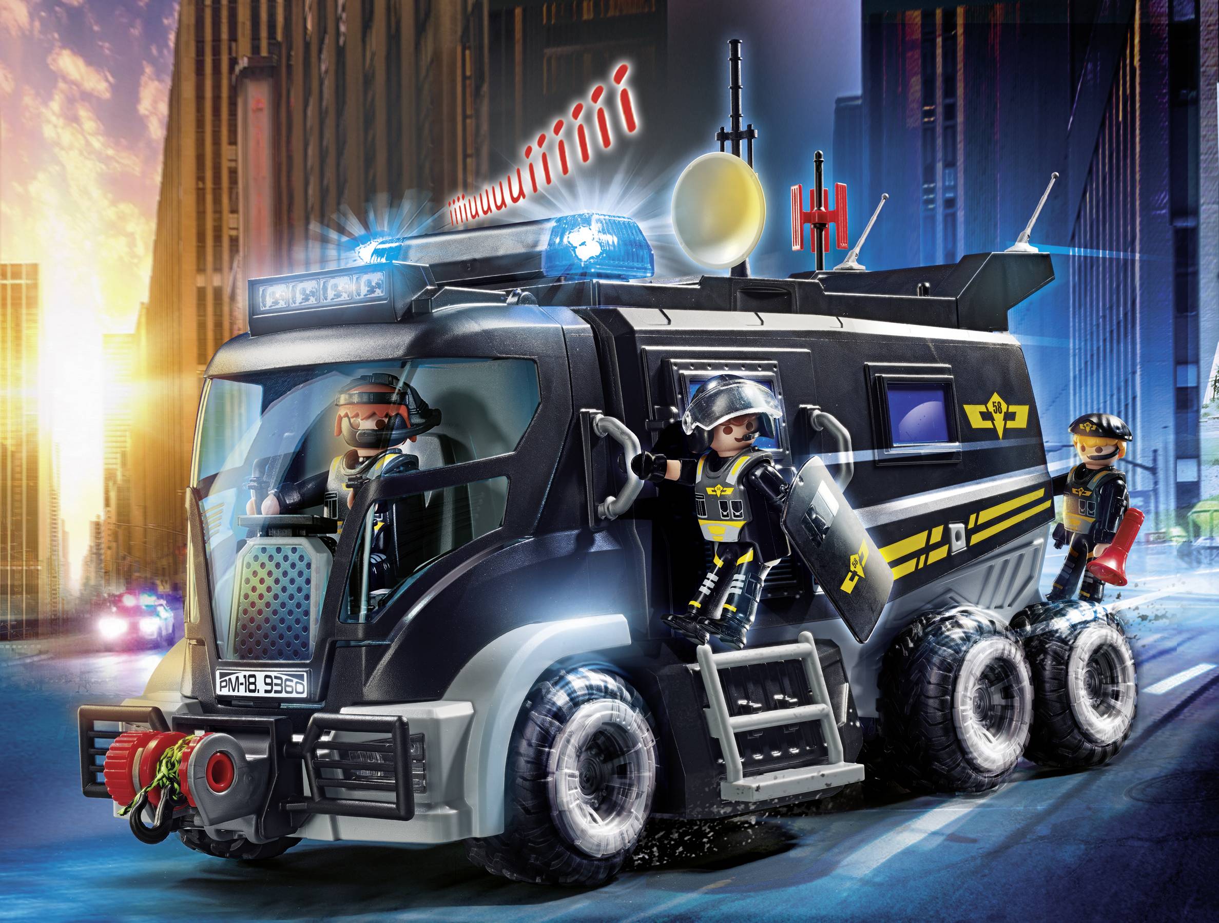 Playmobil® City Action SEK-Truck mit Licht und Sound 9360
