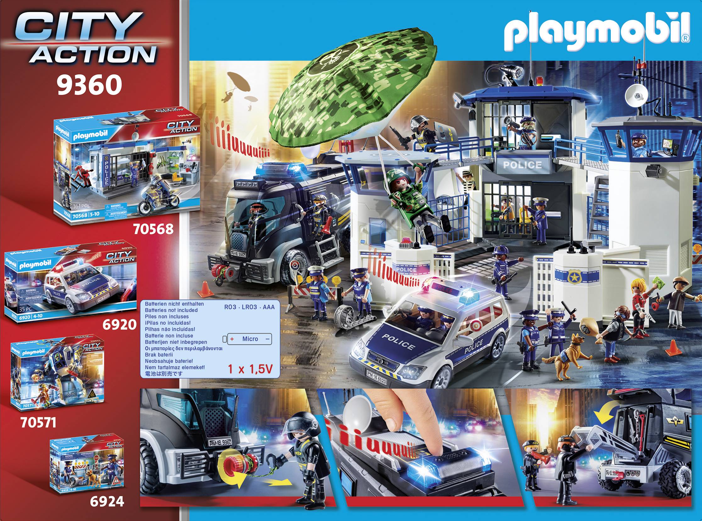 Playmobil® City Action SEK-Truck mit Licht und Sound 9360