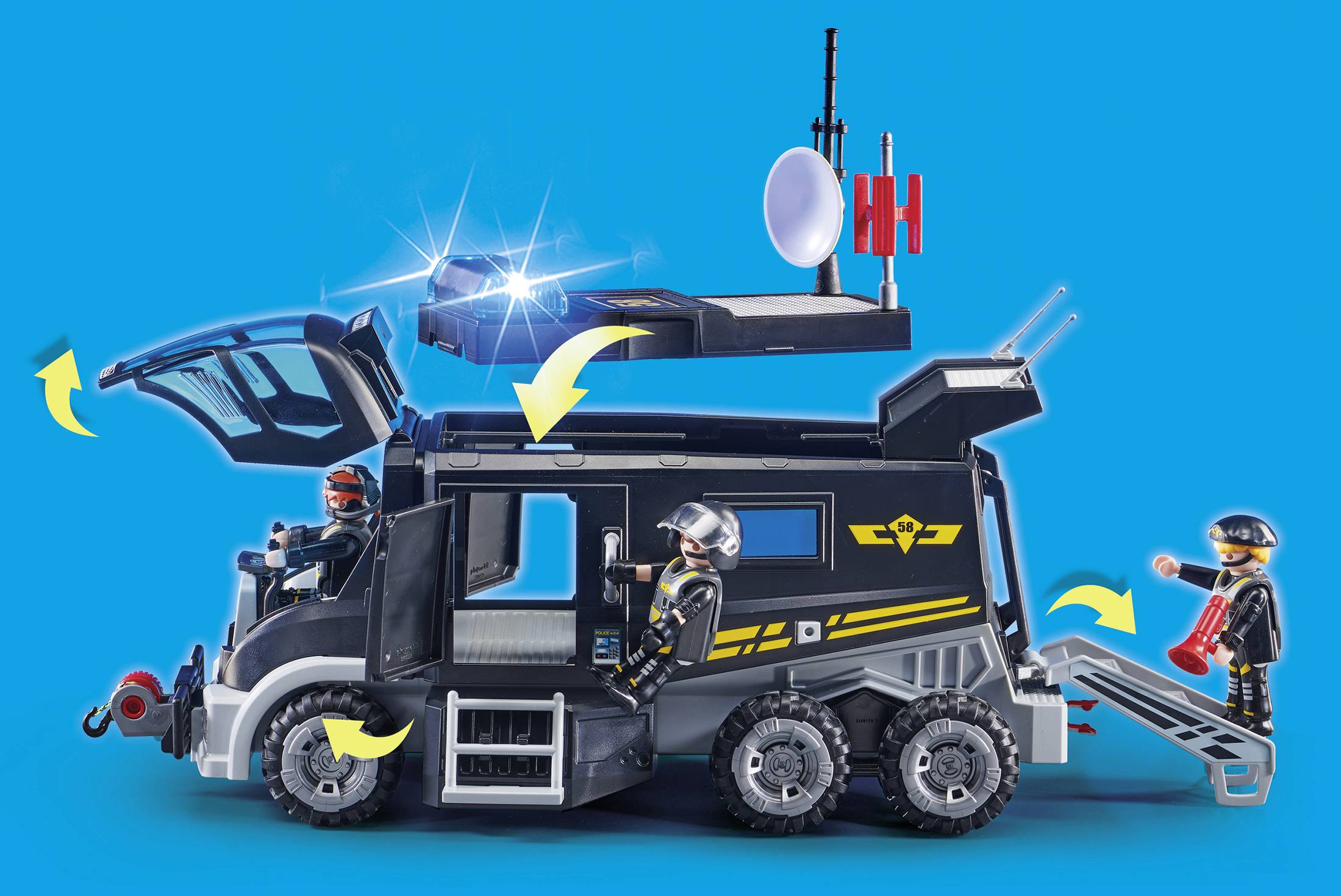 Playmobil® City Action SEK-Truck mit Licht und Sound 9360