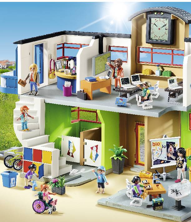 PLAYMOBIL - 9453 - City Life - Ecole aménagée - 242 pièces - Cdiscount