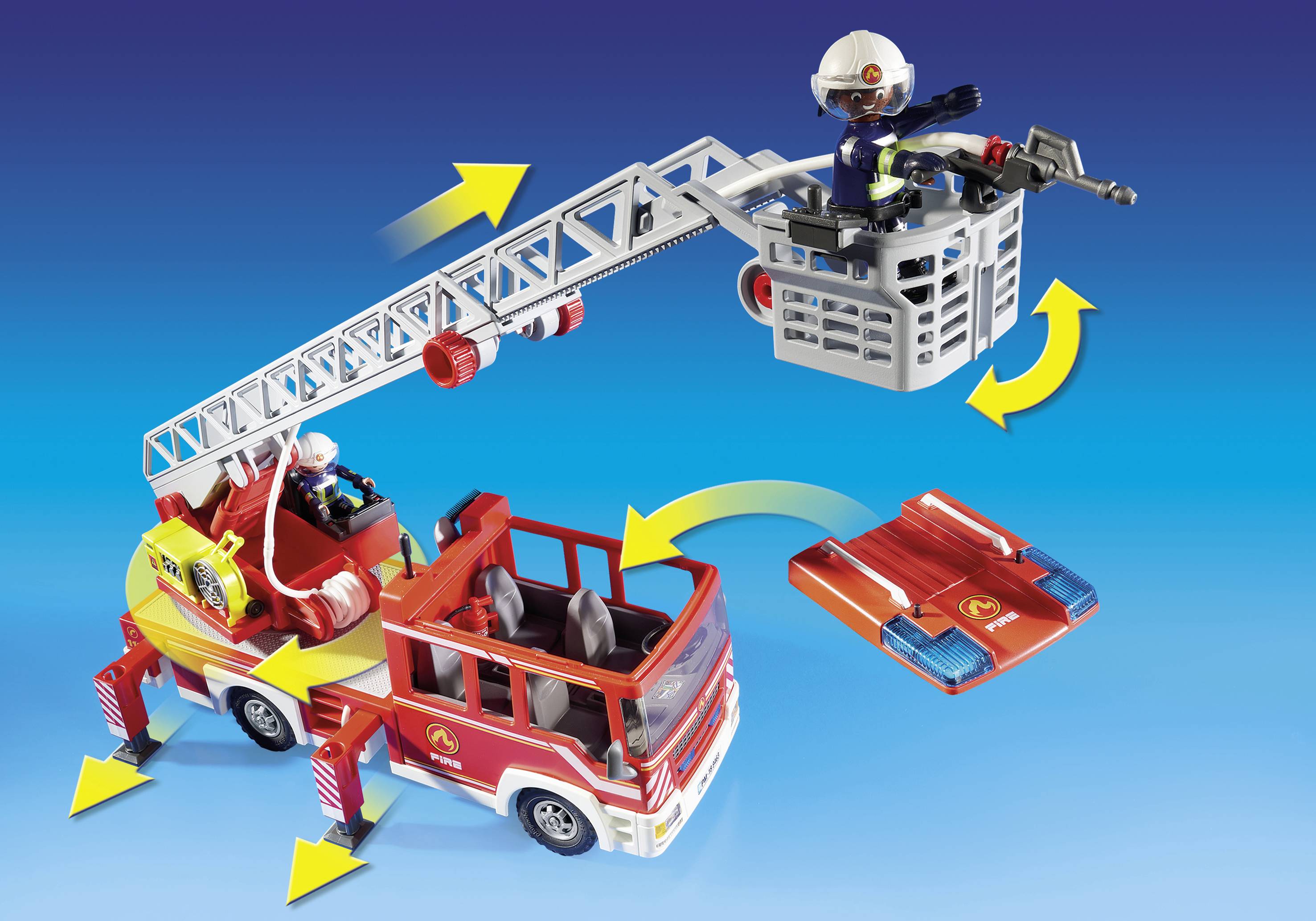 Playmobil® City Action Feuerwehr-Leiterfahrzeug 9463