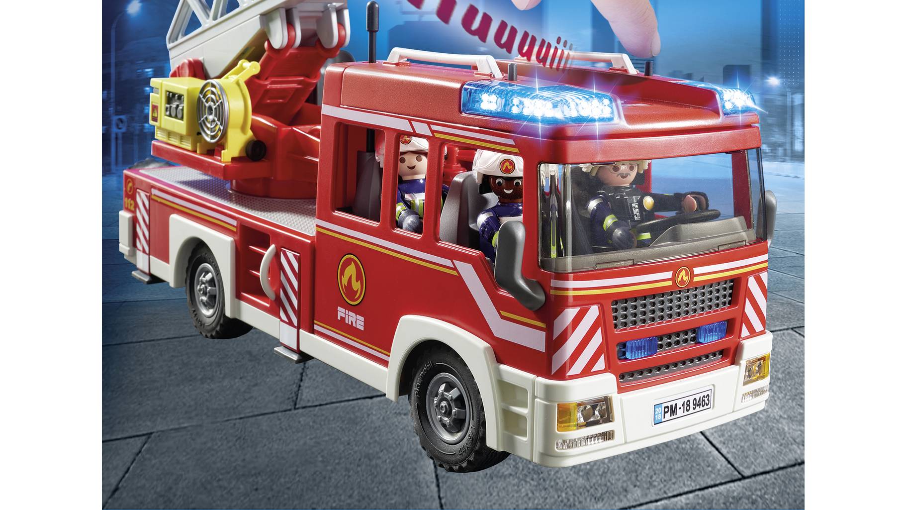 Playmobil City Action Feuerwehr Leiterfahrzeug 9463 Versandkostenfrei playmobil-city-action-feuerwehr-leiterfahrzeug-9463-versandkostenfrei