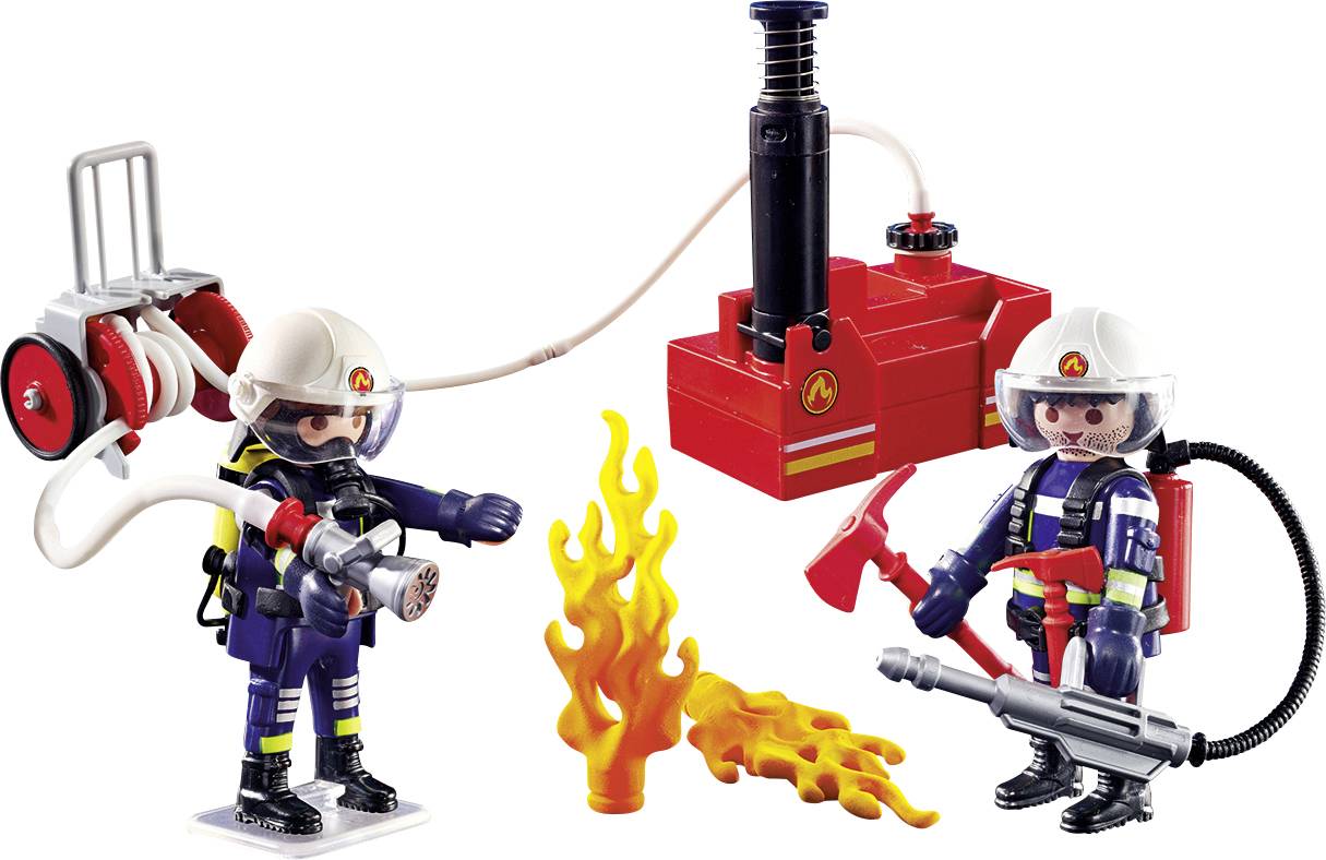Playmobil® City Action Feuerwehrmänner mit Löschpumpe 9468