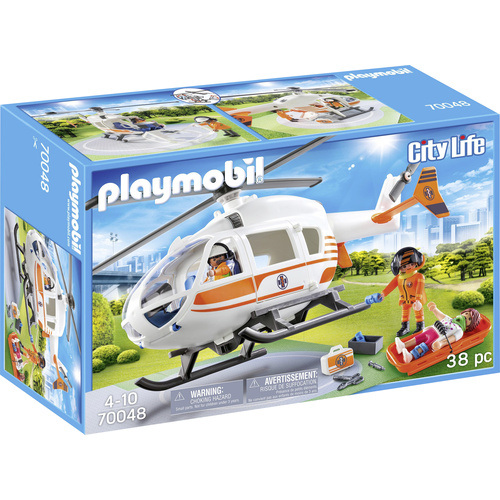 Playmobil® City Life Rettungshelikopter 70048