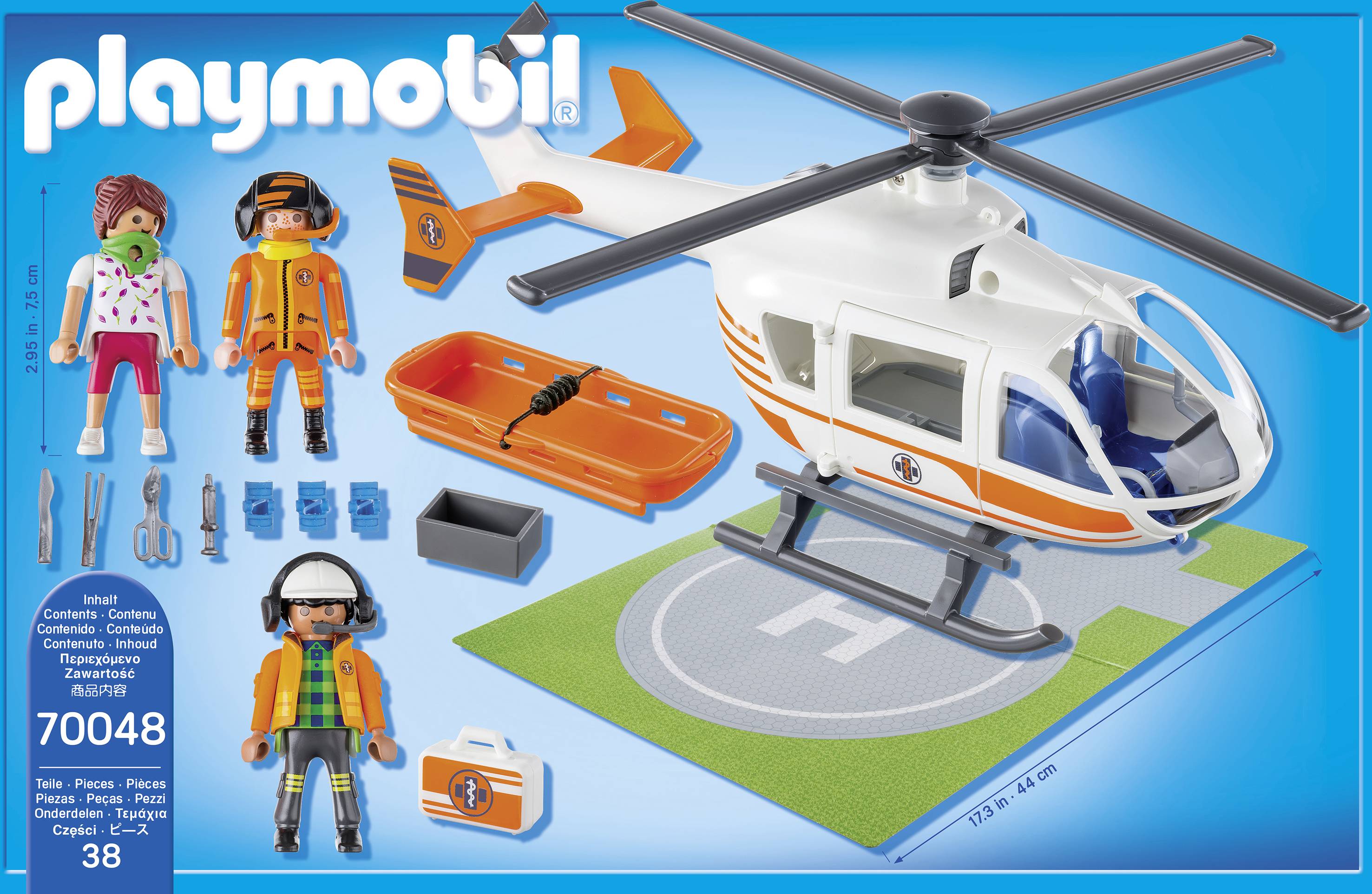 Playmobil® City Life Rettungshelikopter 70048